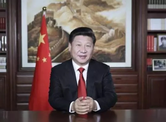 圖為：2015年12月31日，新年前夕，國家主席習(xí)近平通過中國國際廣播電臺、中央人民廣播電臺、中央電視臺發(fā)表二一六年新年賀詞。