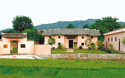 江西瑞金，中央黨務(wù)委員會和中華蘇維埃共和國臨時中央政府工農(nóng)檢察委員會舊址。